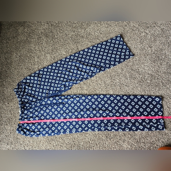 Cuddle Duds Pajama Set S Blue Layers Fair Isle Long Sleeve Jogger Pants Soft - Picture 6 of 13